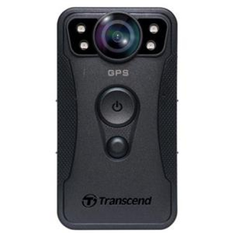 Transcend DrivePro Body 40 osobní kamera, Full HD 1080p, infra LED, 128GB paměť, Wi-Fi, Bluetooth, USB 2.0, IP67, černá