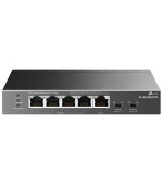 TP-Link TL-SG1005P-PD Switch 1x GLAN s PoE-in, 4x GLAN s PoE+ ( PoE extender switch až 250M _napájení 802.3bt)