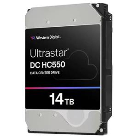 WD Ultrastar HDD 14TB DC HC550 3.5in 26.1MM 512 7200RPM SATA ULTRA 512E SE NP3