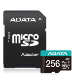 ADATA V30S/micro SDXC/256GB/UHS-I U3 / Class 10/+ Adaptér
