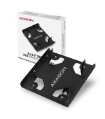 AXAGON RHD-225L, hliníkový rámeček pro 2x 2.5" HDD/SSD do 3.5" pozice