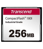 Transcend 256MB INDUSTRIAL TEMP CF180I CF CARD, (MLC) paměťová karta (SLC mode), 85MB/s R, 70MB/s W