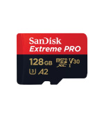 SanDisk Extreme PRO/micro SDXC/128GB/UHS-I U3 / Class 10/+ Adaptér
