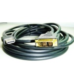 Kabel HDMI-DVI 3m,M/M stín.,zlacené kontakty 1.3