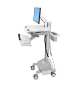 ERGOTRON StyleView® Cart with LCD Arm, Powered, pojízdný vozík s napájením, rameno pro LCD,  kláv.