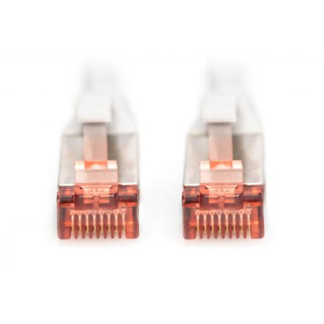 DIGITUS CAT 6 S-FTP patch cord, Cu, LSZH AWG 27/7, length 2,5 m, color grey