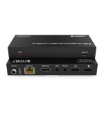 DIGITUS DS-55522 HDBaseT KVM Extender Set, 150 m 4K/60Hz, USB 1.1, PoC, IR, černý