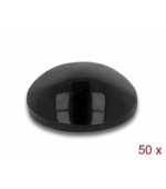 Delock Gumové nožky kulaté, samolepicí, 10 x 3 mm, 50 ks, černé
