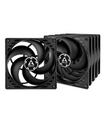 Arctic P14 PWM PST, 140x140x25 mm, sada 5ks ventilátorů, černá, 4-pin
