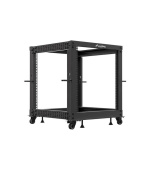 LANBERG OTEVŘENÝ RACK 12U 19" 600X600-1100 NASTAVITELNÝ ČERNÝ