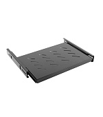 LANBERG 19" POSUVNÁ POLICE 1U/465X347MM MAX. NOSNOST DO 60 KG ČERNÁ