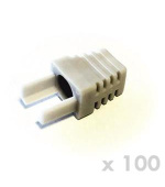 DATACOM Manžetka pro plug RJ45 šedá (100ks)