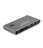 Delock DisplayPort KVM Switch 8K 30 Hz s USB 5 Gbps