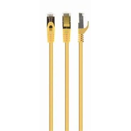 GEMBIRD Patch kabel S/FTP Cat. 6A LSZH, žlutý, 10 m