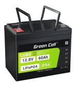 Green Cell Baterie CUBE LiFePO4 60Ah 12,8V 768Wh lithium-železo-fosfátová pro elektromotory, karavany, výtahy