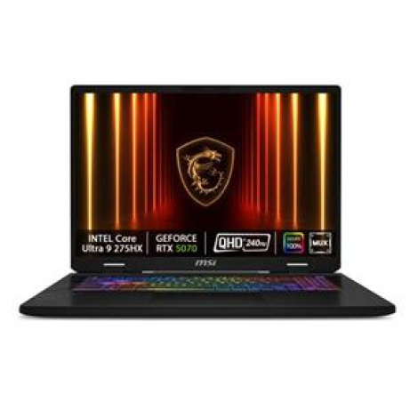 MSI Crosshair 17 HX AI D2XWGKG-039CZ/Core Ultra 9 275HX/32GB/2TB SSD/RTX 5070, 8GB/17"QHD+ IPS, 240Hz/Win 11 home/černá