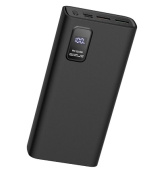 PLATINET POWER BANK 30000mAh Polymer PD 3.0 QC 3.0 LED Screen Black