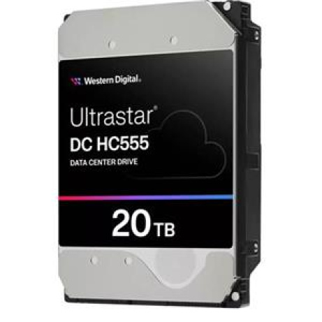 WD Ultrastar HDD 20 TB HC555 3.5in 512MB 7200RPM SATA EAMR SE