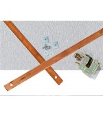 Vertikální zemnící lišta 12U