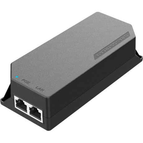 Grandstream Poe Injector GS-POE15W-MG,802.3af, 1x 2,5Gbps RJ45 IN/OUT, 20W