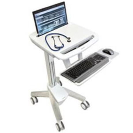 ERGOTRON StyleView® EMR Laptop Cart, SV40, Pojízdný multifunkční stojan na NTB, LCD, klávesnici, myš