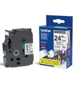 Brother - TZe-S251 bílá / černá (24mm,lamin.,extrémně adh.)