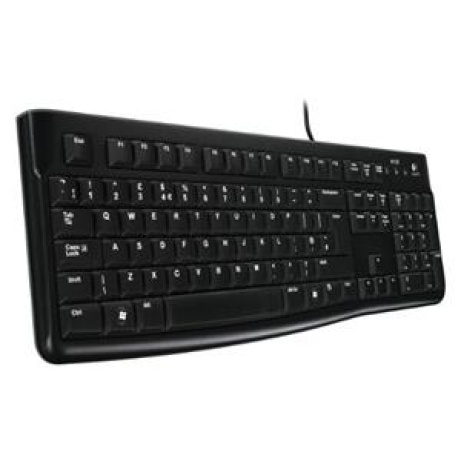 Logitech klávesnice K120, DE, USB, černá