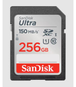 SanDisk Ultra/SDXC/256GB/150MBps/UHS-I U1 / Class 10/Černá