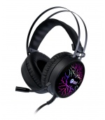 Herní sluchátka C-TECH Astro (GHS-16), casual gaming, LED, 7 barev podsvícení