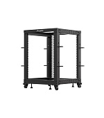 LANBERG OTEVŘENÝ RACK 15U 19" 600X600-1100 NASTAVITELNÝ ČERNÝ