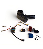 SET elektronický regulátor otáček 50A + přijímač MN 2.4 GHz+ motor 370+ dálkový ovladač