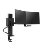 ERGOTRON TRACE™ Dual Monitor Mount (matte black), stolní posuvné rameno pro 2 monitry až 27", černé