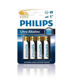 Philips baterie AA ExtremeLife+, alkalická - 4ks