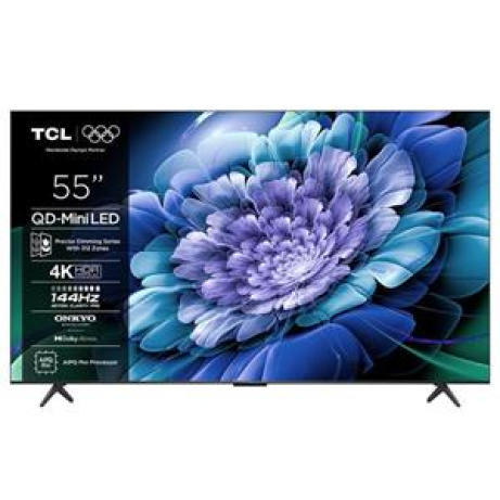 TCL 55C69K SMART TV 55" QLED/4K UHD/Mini LED/144Hz/4xHDMI/USB/LAN/GoogleTV POŠKOZENÁ KRABICE