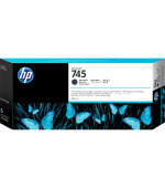 HP 745 inkoustová náplň matná černá, F9K05A