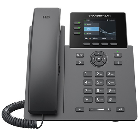 Grandstream GRP2611G SIP telefon, 3 účty, PoE, 12BLF klíčů, gigabit port
