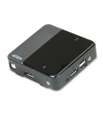 ATEN 2 port DisplayPort KVM USB, audio, včetně kab