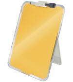 LEITZ Stolní skleněná tabulka na poznámky  Cosy teplá žlutá