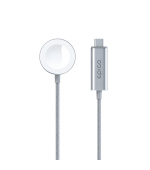 Epico USB-C Charger Apple Watch 1,2m - stříbrná