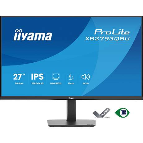 iiyama ProLite/XB2793QSU-B1/27"/IPS/QHD/75Hz/1ms/Černá/3R
