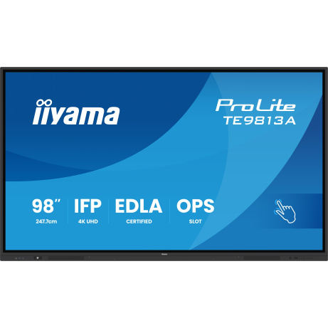 98" iiyama TE9813A-B2AG:IPS,4K,40P,EDLA
