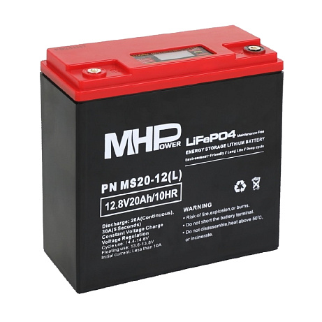 MHPower MS20-12(L) Lithium baterie LiFePO4 12V/20A