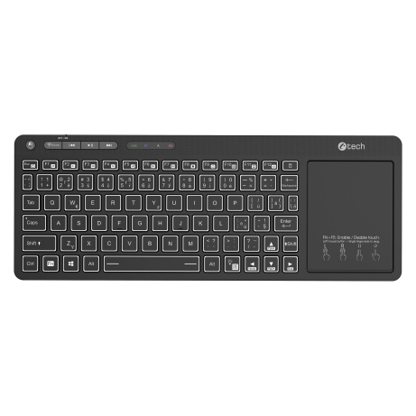 Klávesnice C-TECH WLTK-03, Dual, Touchpad