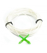 SC/APC - SC/APC simplex 9/125 SM 5m arm.bílý 3mm B3 LSZH