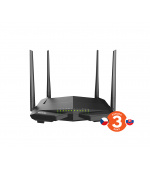 Tenda V12 VDSL2/ADSL WiFi AC Gb Router 1200Mb/s, Profile 35b, 1x DSL, 1x GWAN, 3x GLAN,1x USB