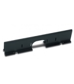 Shielding Partition Pass-through 750mm wide Black