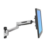 ERGOTRON LX Sit-Stand Wall Mount LCD Arm, Polished - flexibilní nástěnný držák pro minitory max. 43"