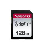Transcend 128GB SDXC 300S (Class 10) UHS-I U1 V10 paměťová karta, 100 MB/s R, 25 MB/s W