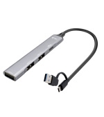 i-tec USB-A/USB-C Metal HUB 1x USB-C 3.1 + 3x USB 2.0