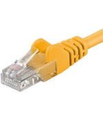 PremiumCord Patch kabel UTP RJ45-RJ45 level 5e 5m žlutá